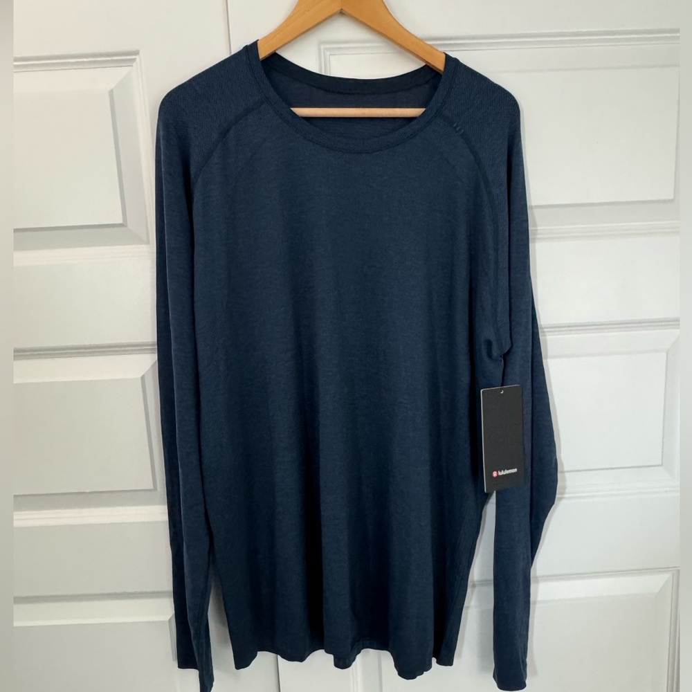 NWT Lululemon Blue Metal Vent Tech Long Sleeve 2.0 XXL
